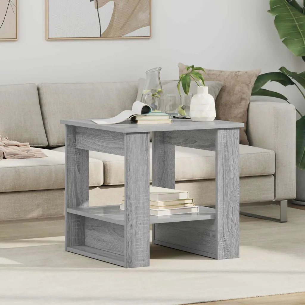 Maison Exclusive Tavolino Sonoma Grigio 51x50x50cm - Arredo Design
