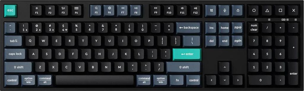 Keychron B36 Kabellose Tastatur 2.4 GHz / Bluetooth  100% Produktbild 