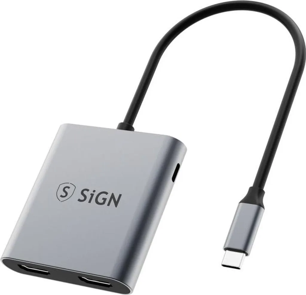 Réplicateur de Port USB-C avec Double Sortie HDMI 2.0 4K et Charge PD