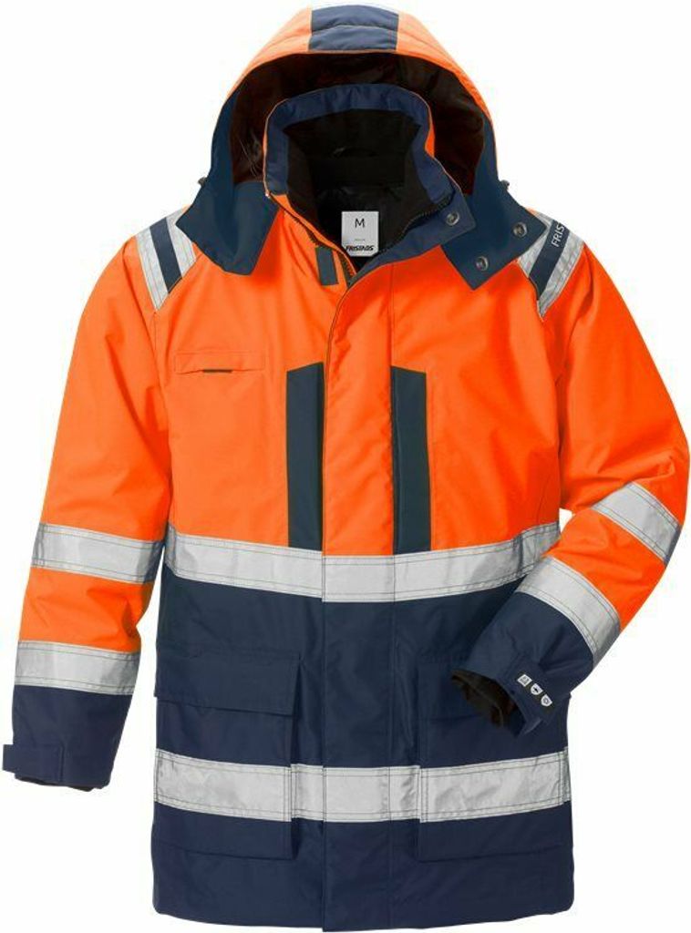 Fristads High Vis Airtech 3in1 Parka Kl. 3 4036 GTT 119628, Farbe:warnschutz-orange/marine, Größe:XL