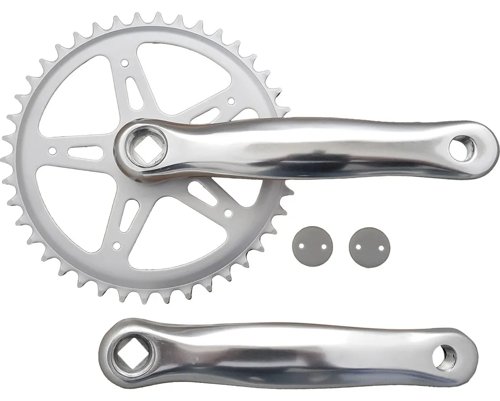 Manivelles 170 mm argent 42 dents Chainline CL011 en aluminium robuste