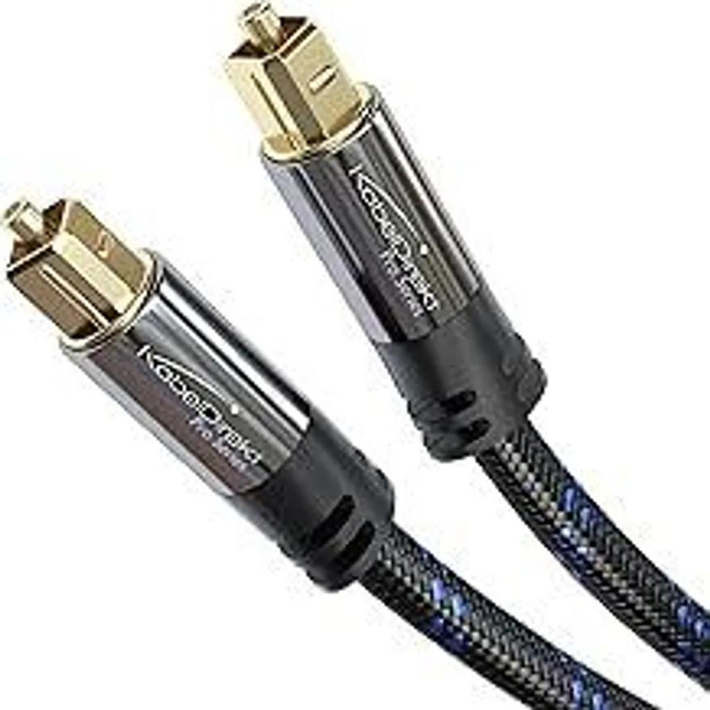 KabelDirekt Cavo Ottico 0,5m | Audio Digitale S/PDIF Nylon per Xbox/PS4