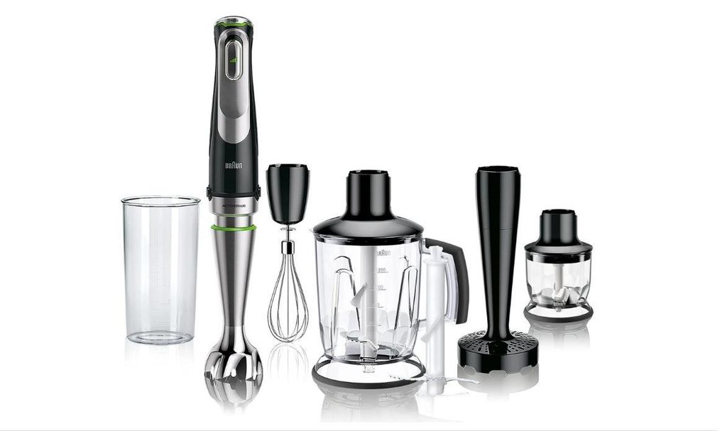 Braun MultiQuick 7 MQ9147X Stabmixer Set - Schwarz, Gebürsteter Edelstahl