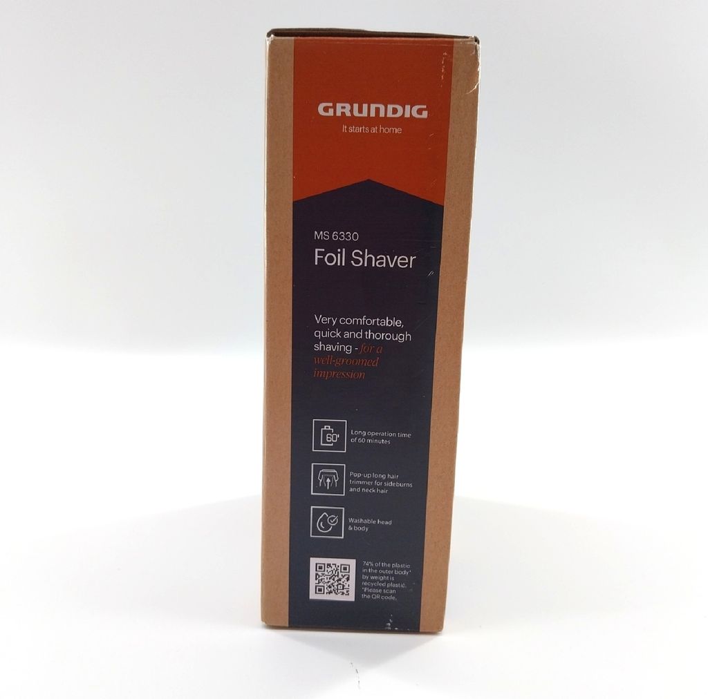 GRUNDIG MS 6330 Golarka męska Czas pracy 60 min Rozkładana Zdjęcie produktu 9