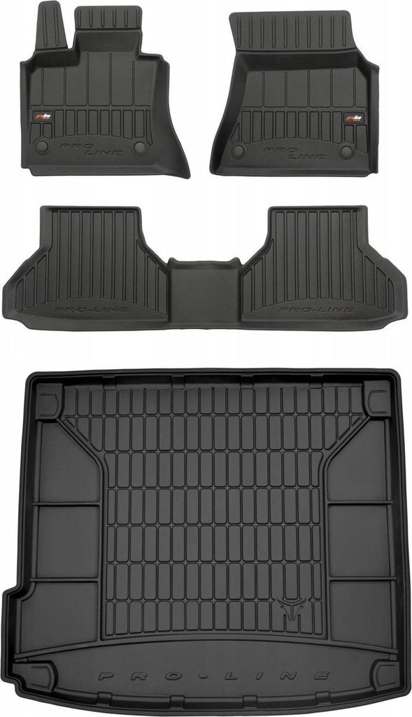 3D SET Fußmatten und Kofferraummatte BMW X6 E71 2007-2014