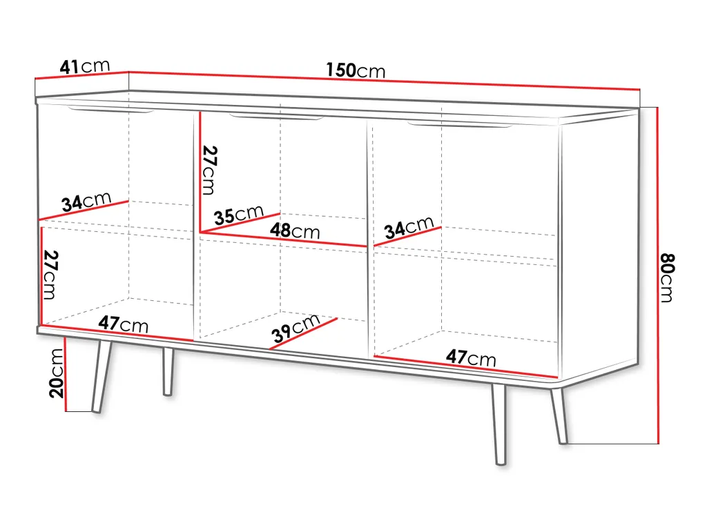 Grande commode GRAPPA style pont capitaine 160cm avec finitions graphite - 4