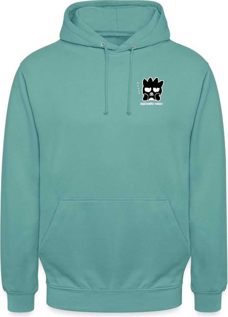 Spreadshirt Bad Badtz-Maru Portrait Uni Hoodie, S, Pastelltürkis
