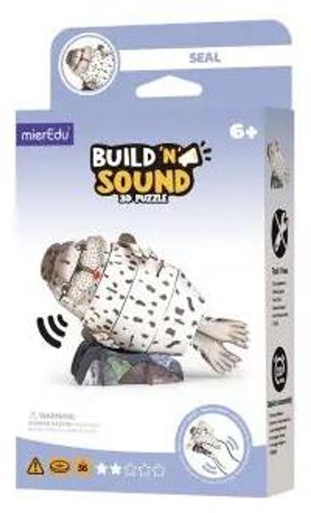Puzzle 3D Foka z Dźwiękiem dla Dzieci od 6 lat