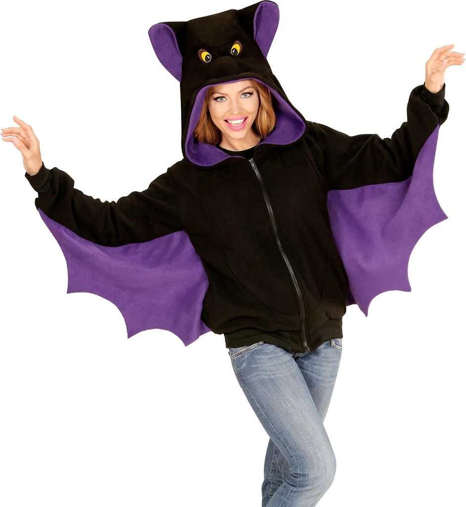 W WIDMANN MILANO Skelett Umhang Mit Kapuze – 150 Cm, Für Halloween & Kostümpartys
