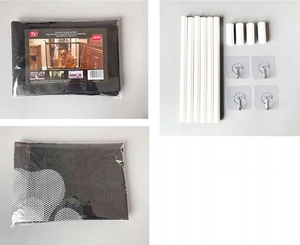 Barrière de sécurité XXL 180x78cm : Stop aux fugues de chiens et chats