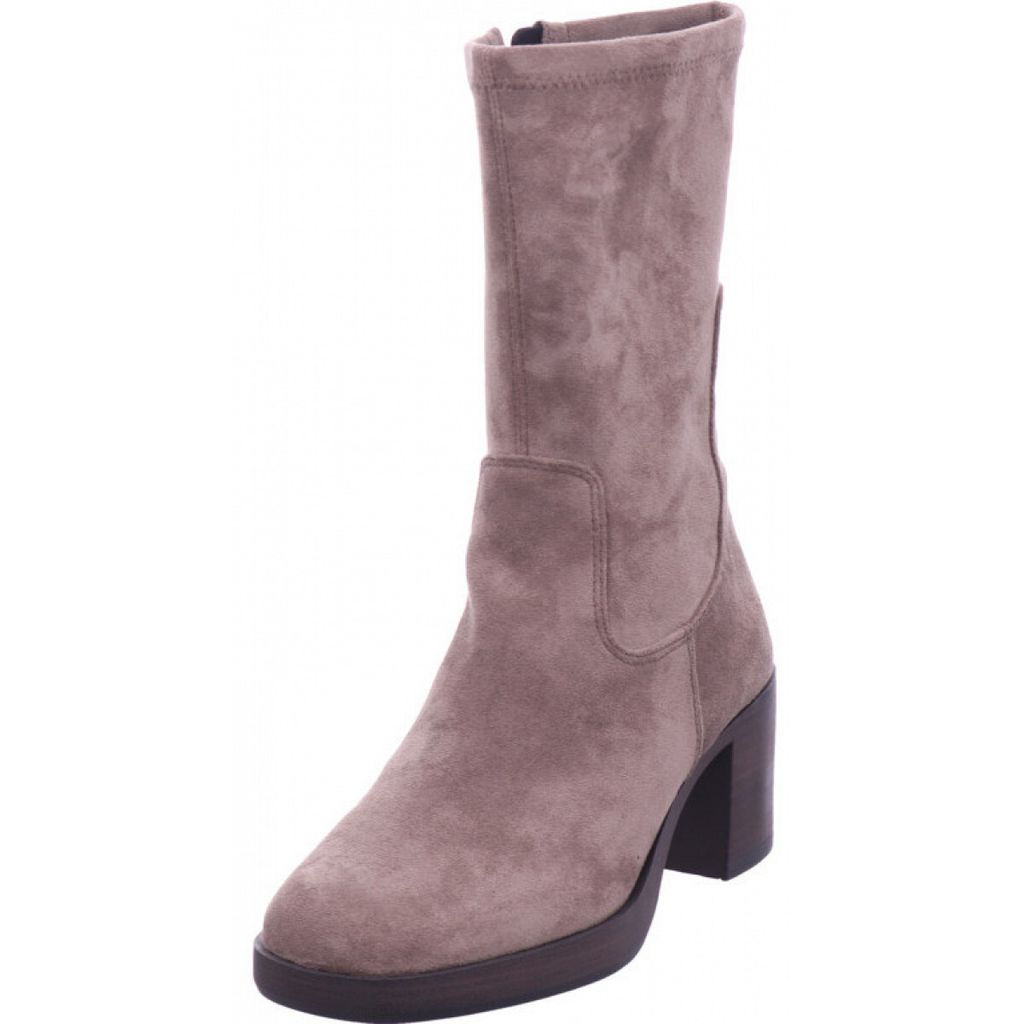 Caprice Damen Stiefelette Textil Stretch Reißverschluss Absatz modern 9-25326-41, Größe:41 EU, Farbe:Braun
