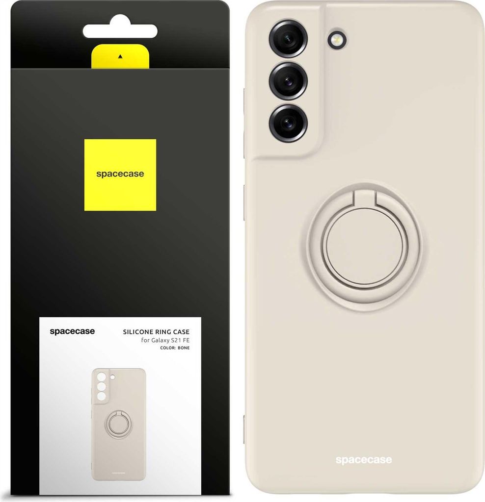 Spacecase Silikon Ring Galaxy S21 FE Knochen Produktbild 