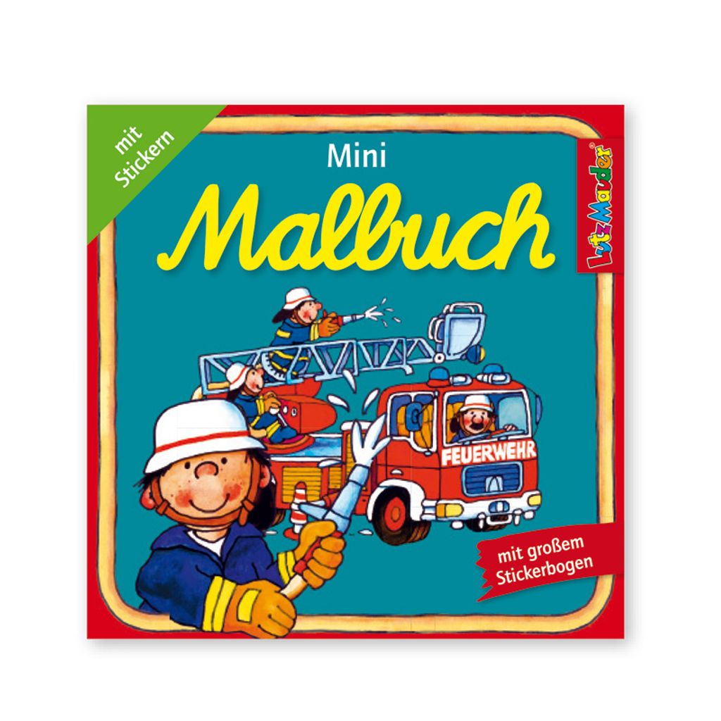 Lutz Mauder Mini-Malbuch Feuerwehr