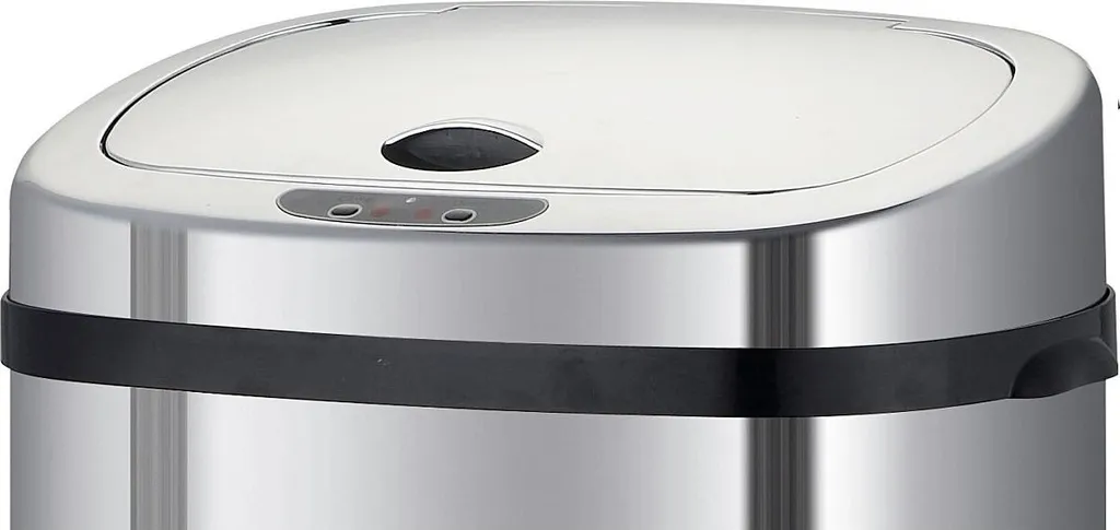 Couvercle de Rechange pour Poubelle Carrée Kitchen Move Largo Chromé