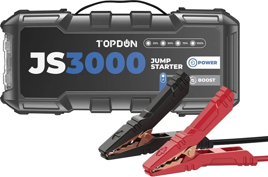 Démarreur de Voiture Autonome et Booster de Batterie Topdon JS3000