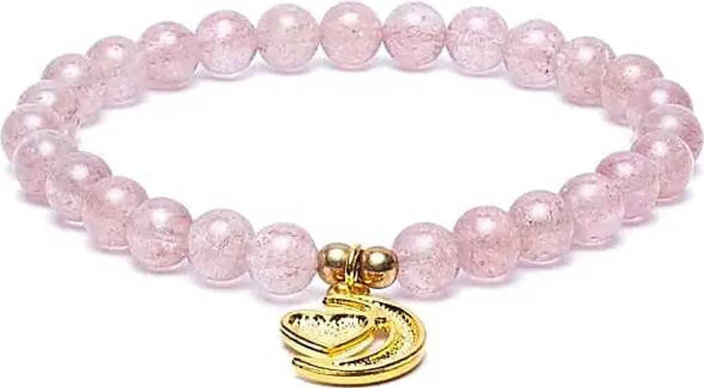 Bracelet Quartz Fraise Élastique : Confort et Style sans Fermoir x2