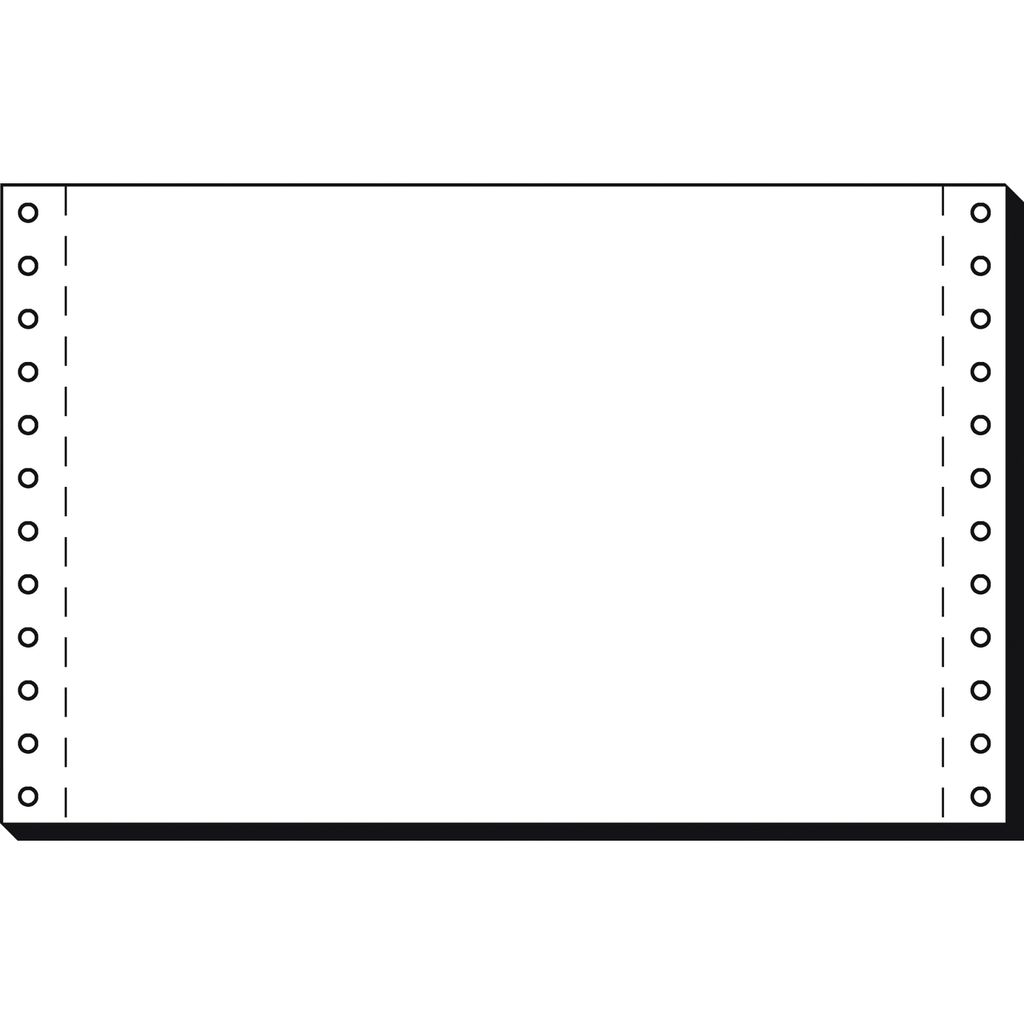 SIGEL 6241 DIN-Computerpapier, 1fach, 6"x240 mm (A5 quer), längsperforiert, 4000 Blatt
