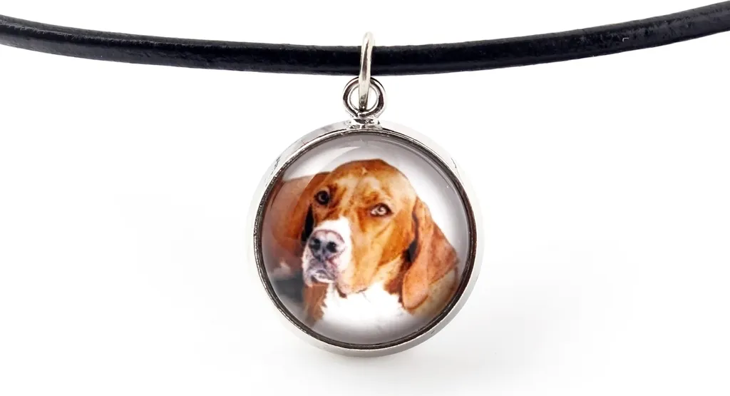 Collana Pointer Inglese Art-Dog | Ciondolo Personalizzato con Foto