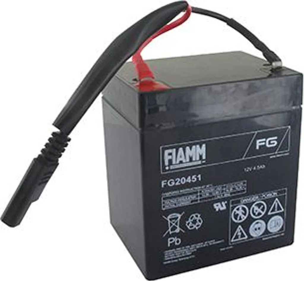 Batterie 12V 4,5A Stiga 118120052/0 pour Réparer une Tondeuse en Panne