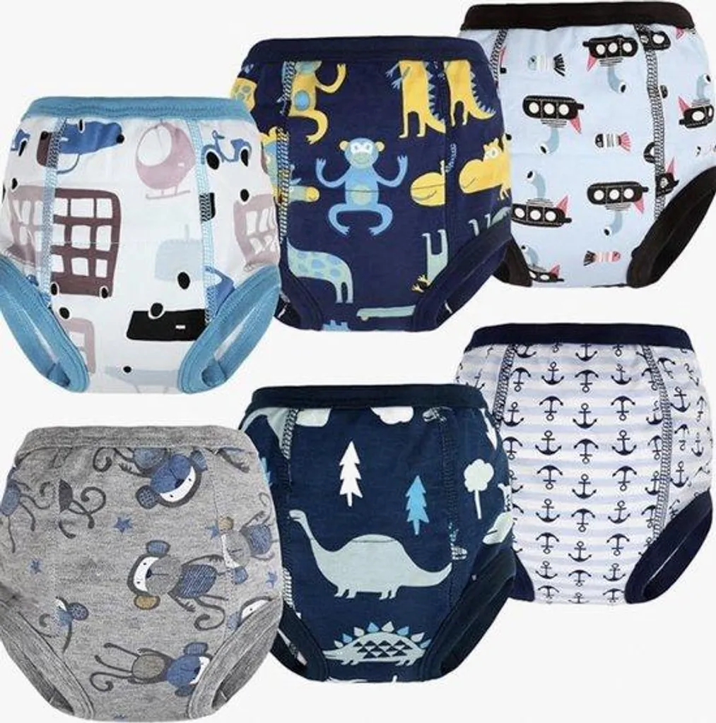 Stop aux fuites : culotte d'apprentissage coton taille 6 pack de 6