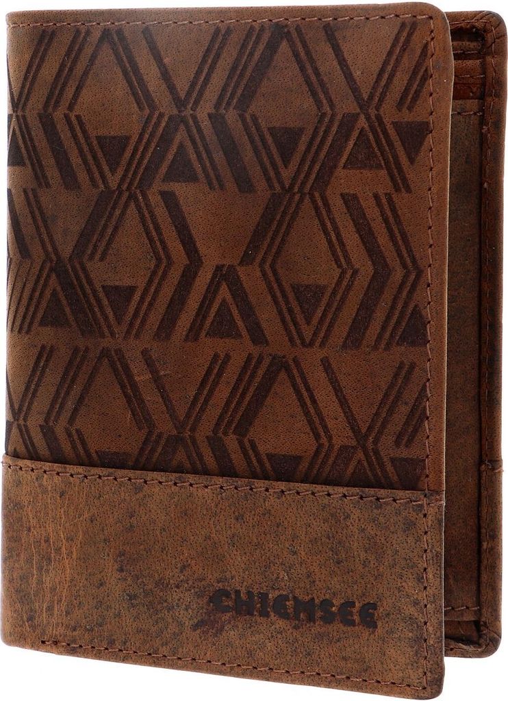 CHIEMSEE Leder Geldbörse Mexico Wallet High With Flap Brown Produktbild 