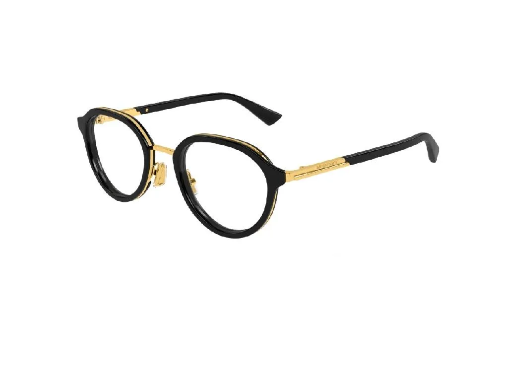 Monture Bottega Veneta BV1375O 001 Noir Or : Confort et Style Durable