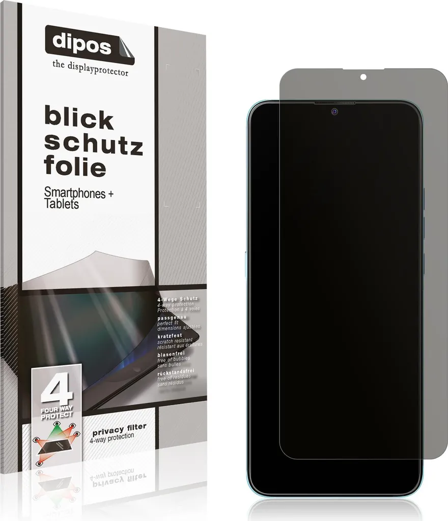 Pellicola Oukitel C33 4G: Privacy 4 Vie e Montaggio Semplice