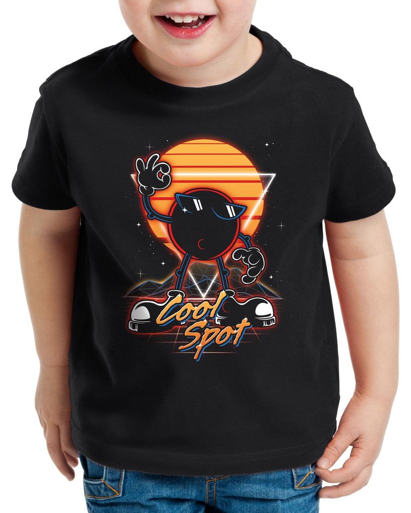 style3 Retro Cool Spot T-Shirt für Kinder