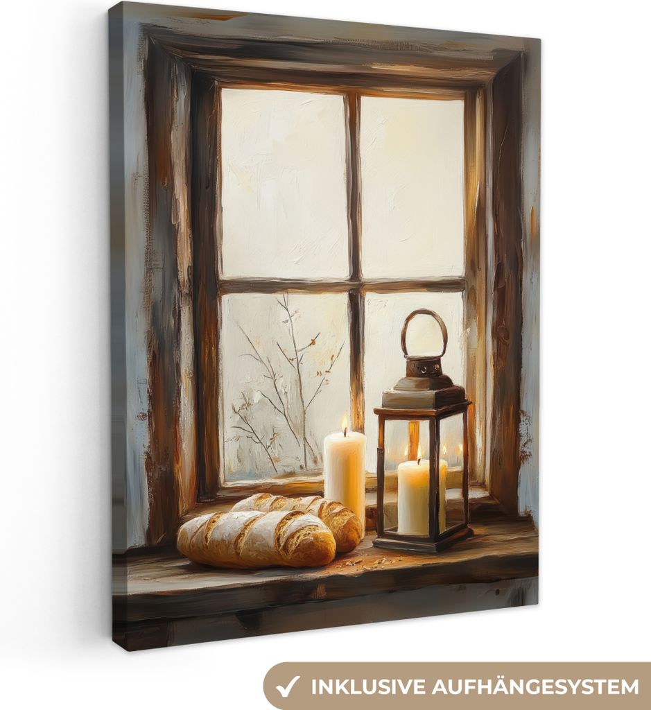 Leinwand Bilder 60x80 cm - Natur - Küche - Rustikal, Produktbild 
