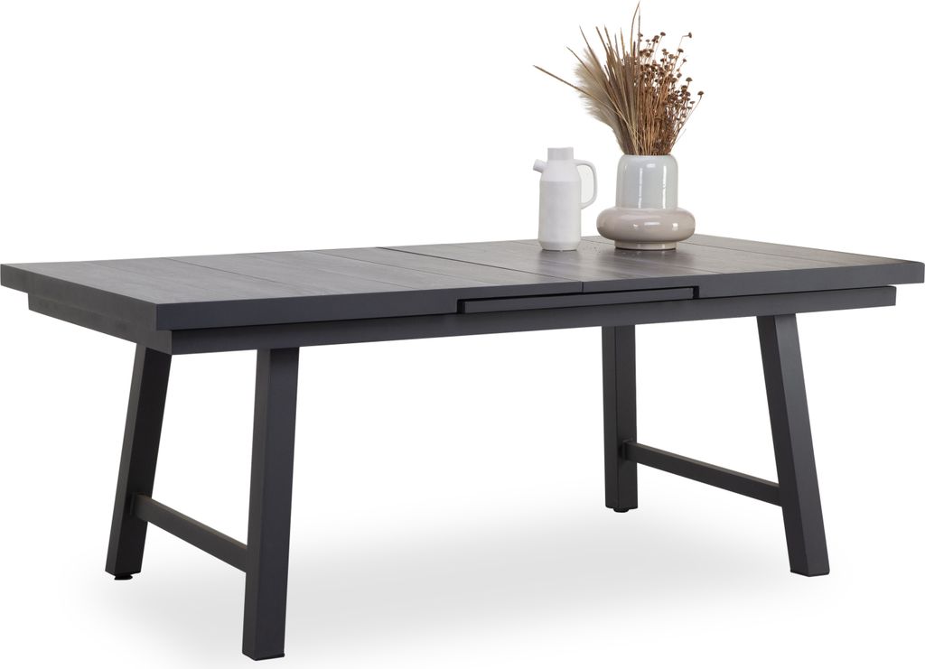 Gartentisch Outdoor Keramo BHT 200x78x100 cm grau Outdoortisch Balkontisch