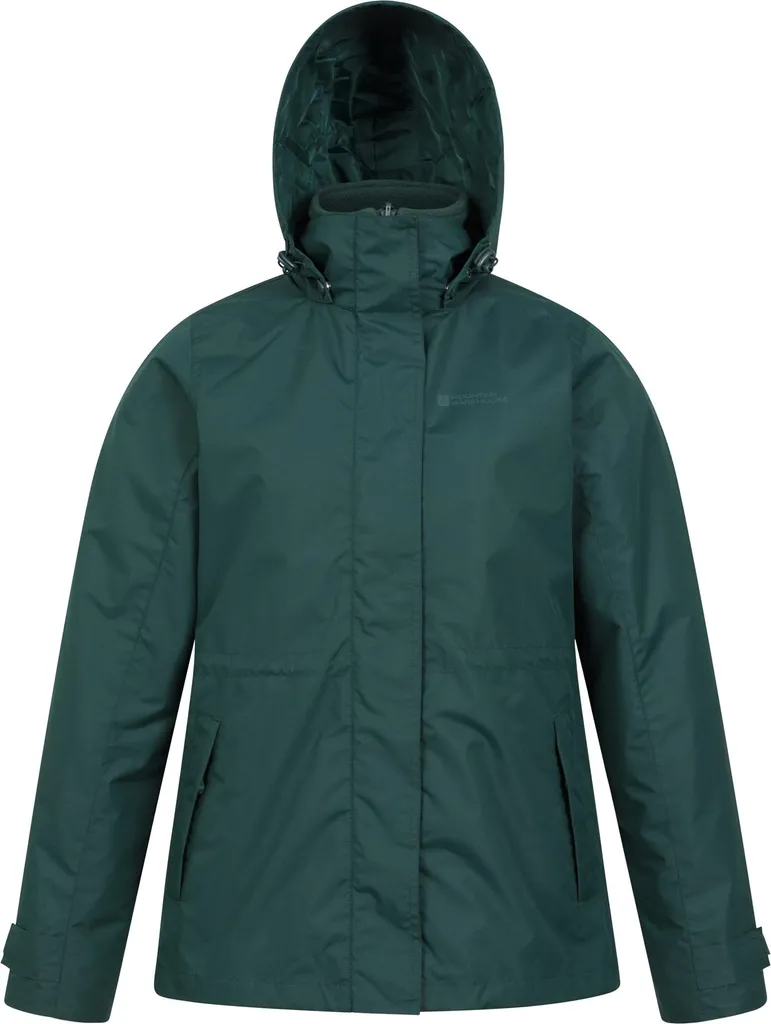 Mountain Warehouse Fur II Giacca 3-in-1 Donna Verde - Calore Garantito