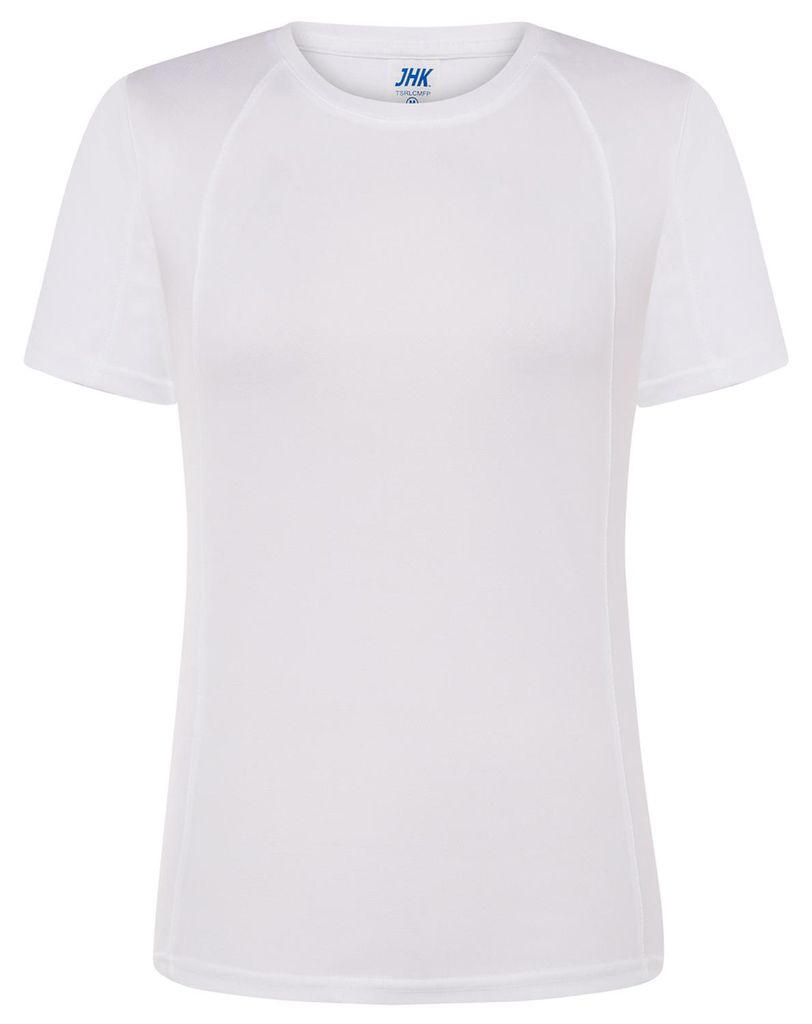 JHK - T-Shirt für Damen, Sport LT5369 (XL) (Weiß)