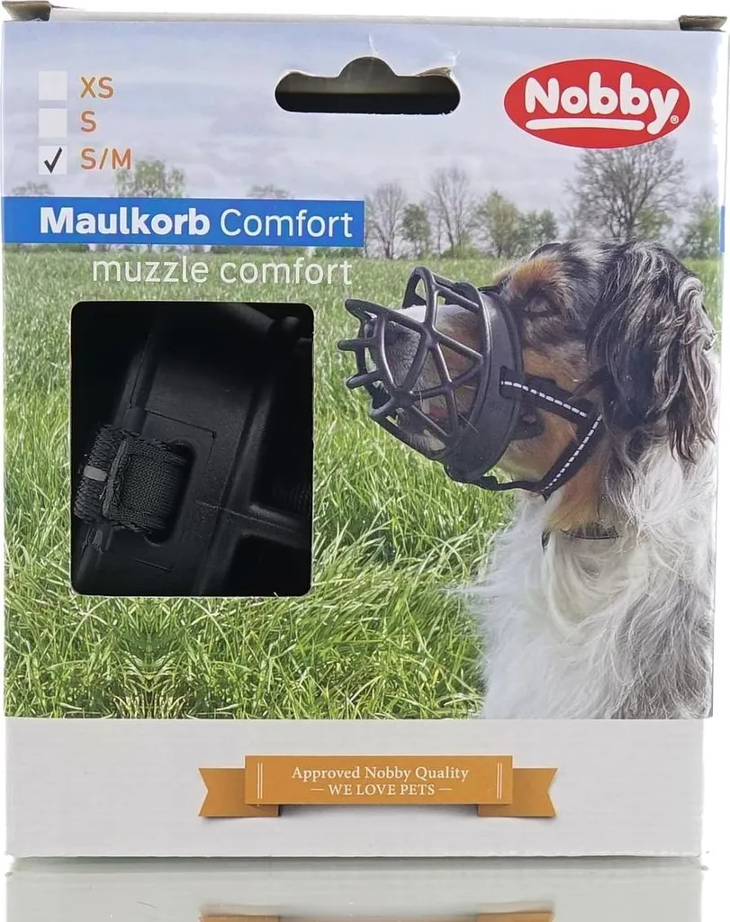 Museruola Morbida Nobby Comfort S-M | Addestramento Sicuro e Comfort