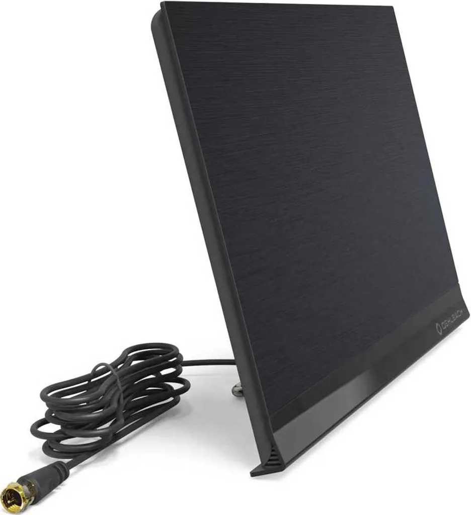 Antenne TNT Oehlbach fine 20mm à gain optimisé et alimentation 5V