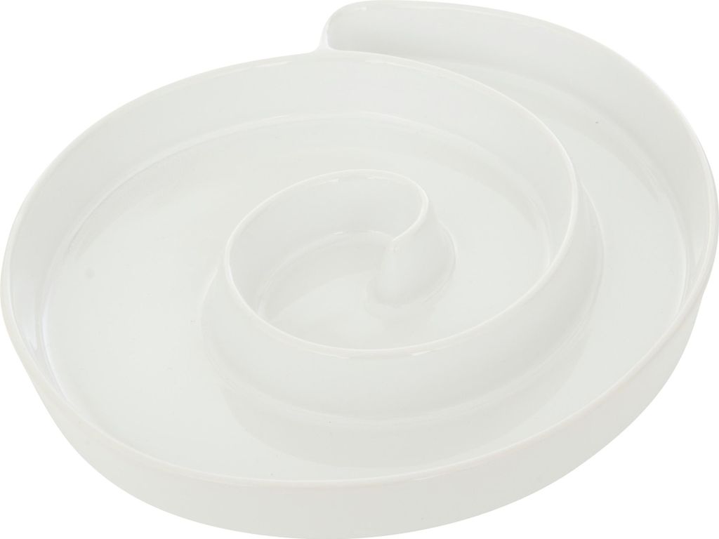SECRET DE GOURMET | Snackteller 25 x 22 x 3 cm - weiße Produktbild 