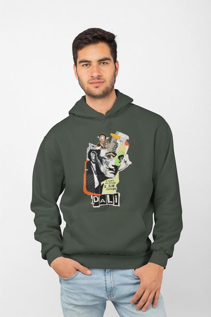 D&B Uni Hoodie EB00021 Dali Waldgrün-Größe M