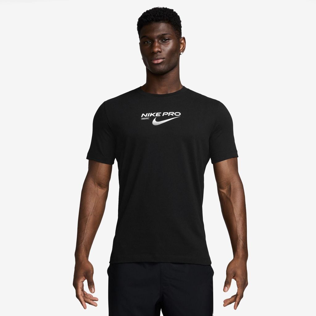 Nike DF Herren Trainings-T-Shirt - Schwarz Schwarz M