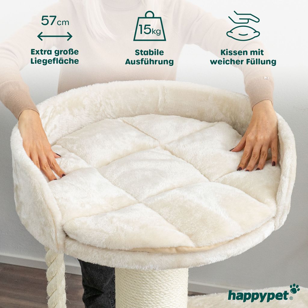 HAPPYPET Premium Kratzbaum Grosse Katzen Stabil 'Felix' - Produktbild 6