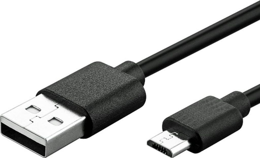 Micro-USB Schnellladekabel 1 Meter schwarz, micro-USB Sync- & Ladekabel