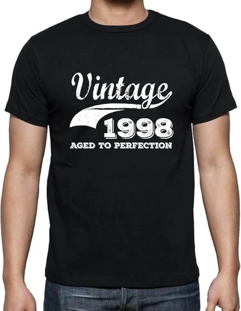 Herren Grafik T-Shirt Zur Perfektion gereift 1998 – Aged To Perfection 1998 – Geschenk 26. Geburtstag Jahrestag 26 Jahre Jubiläum 26 Jährige ...