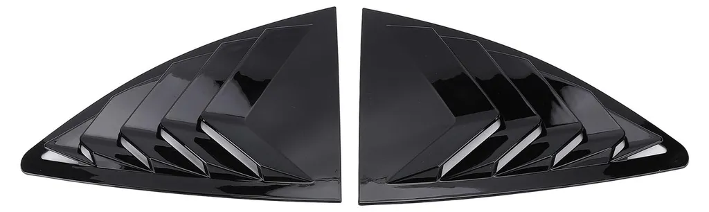Grilles d'aération vitres arrière pour GT86 et BRZ 2013-2020 Noir Brillant