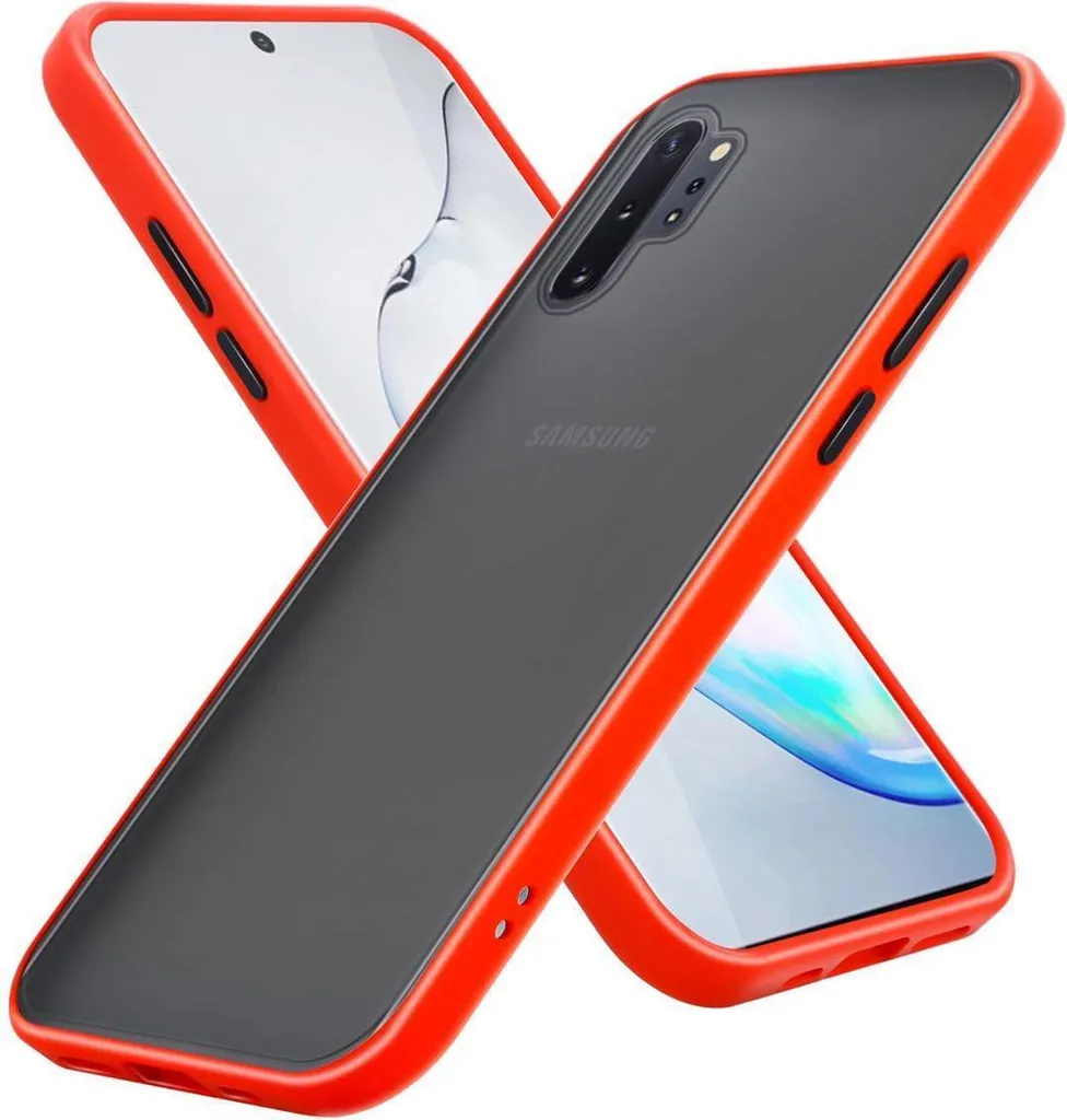 Cadorabo custodia per Samsung Galaxy NOTE 10 custodia protettiva in silicone TPU trasparente custodia per cellulare ibrida custodia protettiva