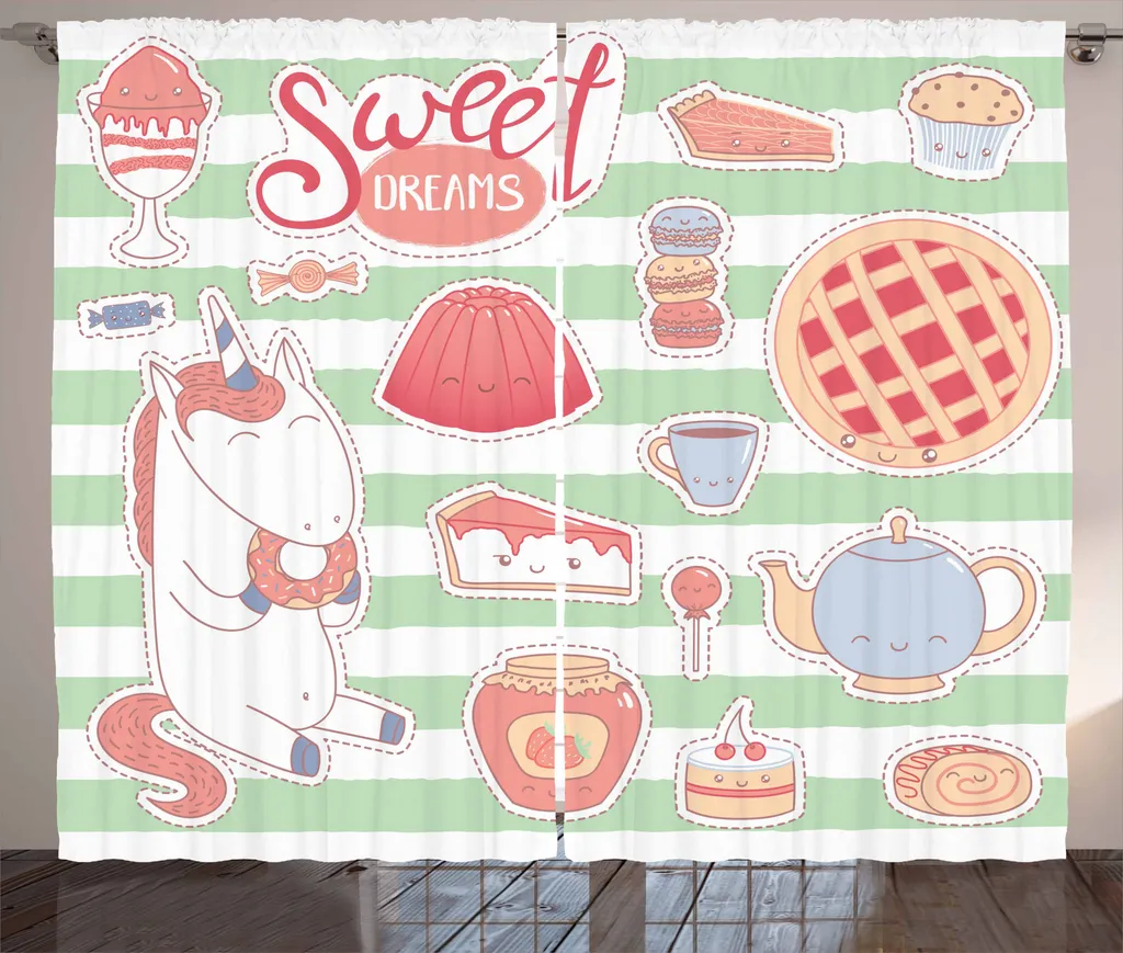 Tenda Fiabesca ABAKUHAUS 280x175 cm - Unicorn Desert Multicolore