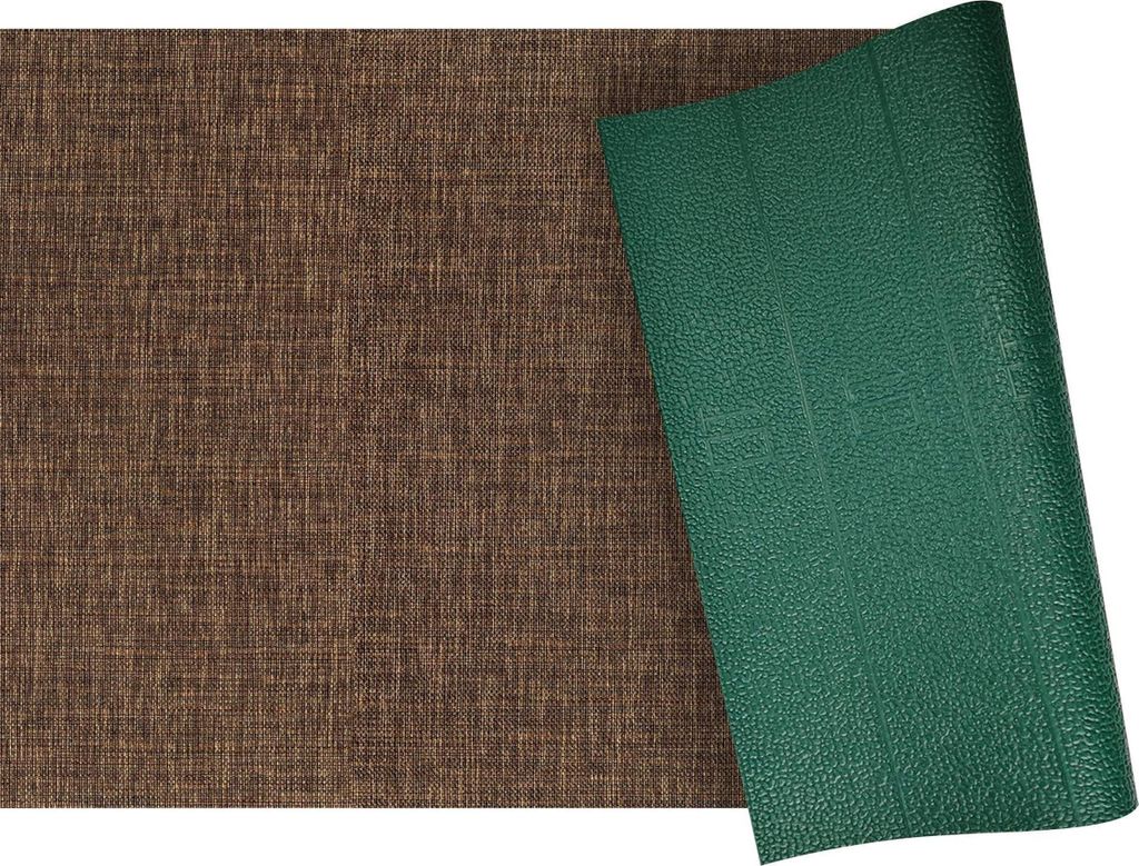 WohnDirect Moderner Küchenläufer PATCH Braun 50 x 180 cm