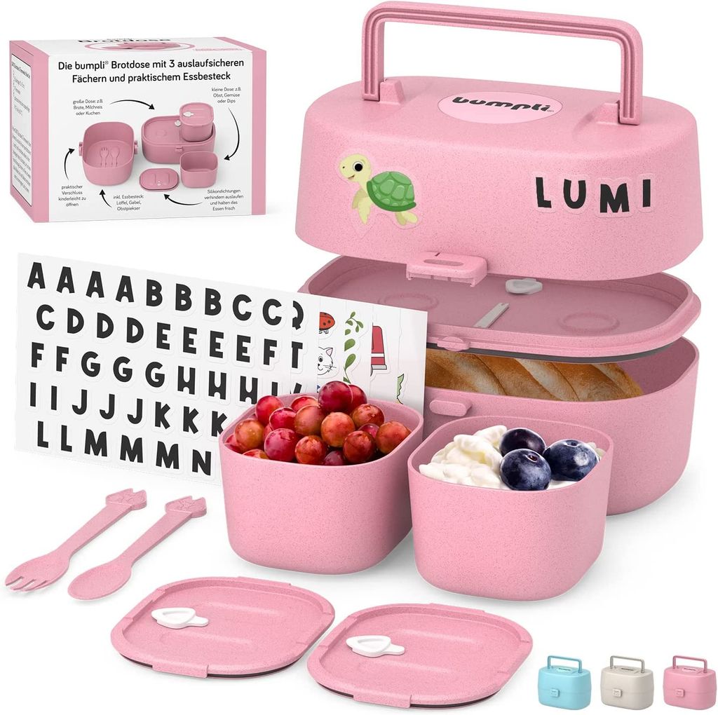 Kinderlunchbox, BPA-frei, Bento Box, Schultasche, Mädchen Produktbild 