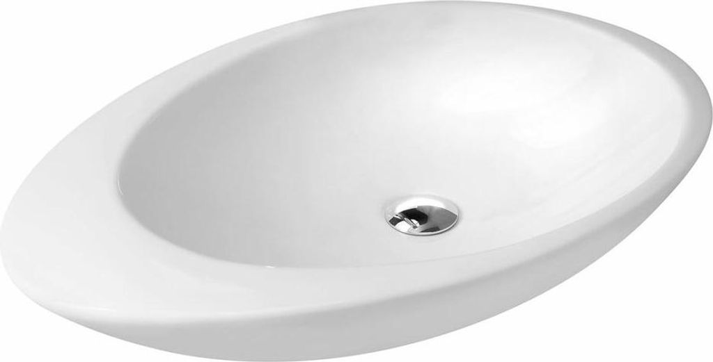 GOCCE Waschtisch zum Aufsetzen 74x42cm, weiss Produktbild 