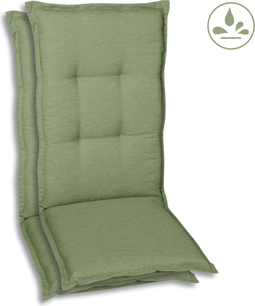 GO-DE Textil, Sesselauflage Hochlehner, 2er Set, Farbe: Produktbild 
