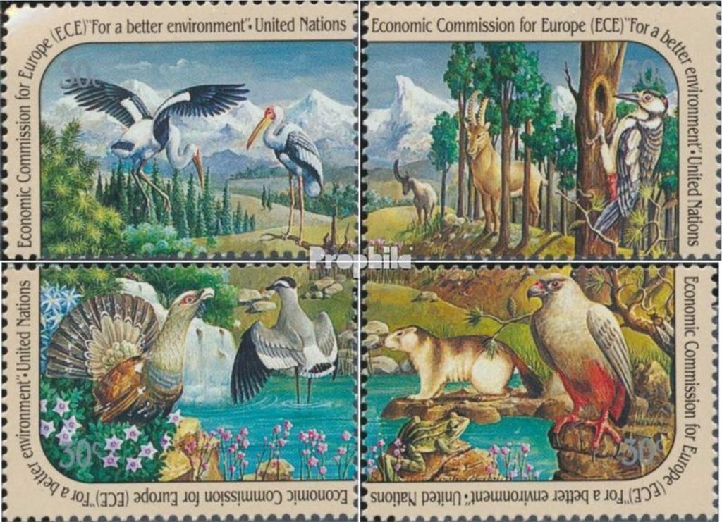 Briefmarken UNO - New York 1991 Mi 608-611 (kompl.Ausg.) postfrisch Wirtschaft