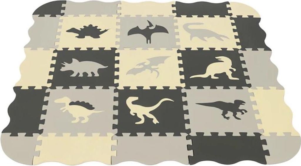 Kruzzel 25785 Contrasterende schuimpuzzel 30,5 x 30,5 cm, Productafbeelding 