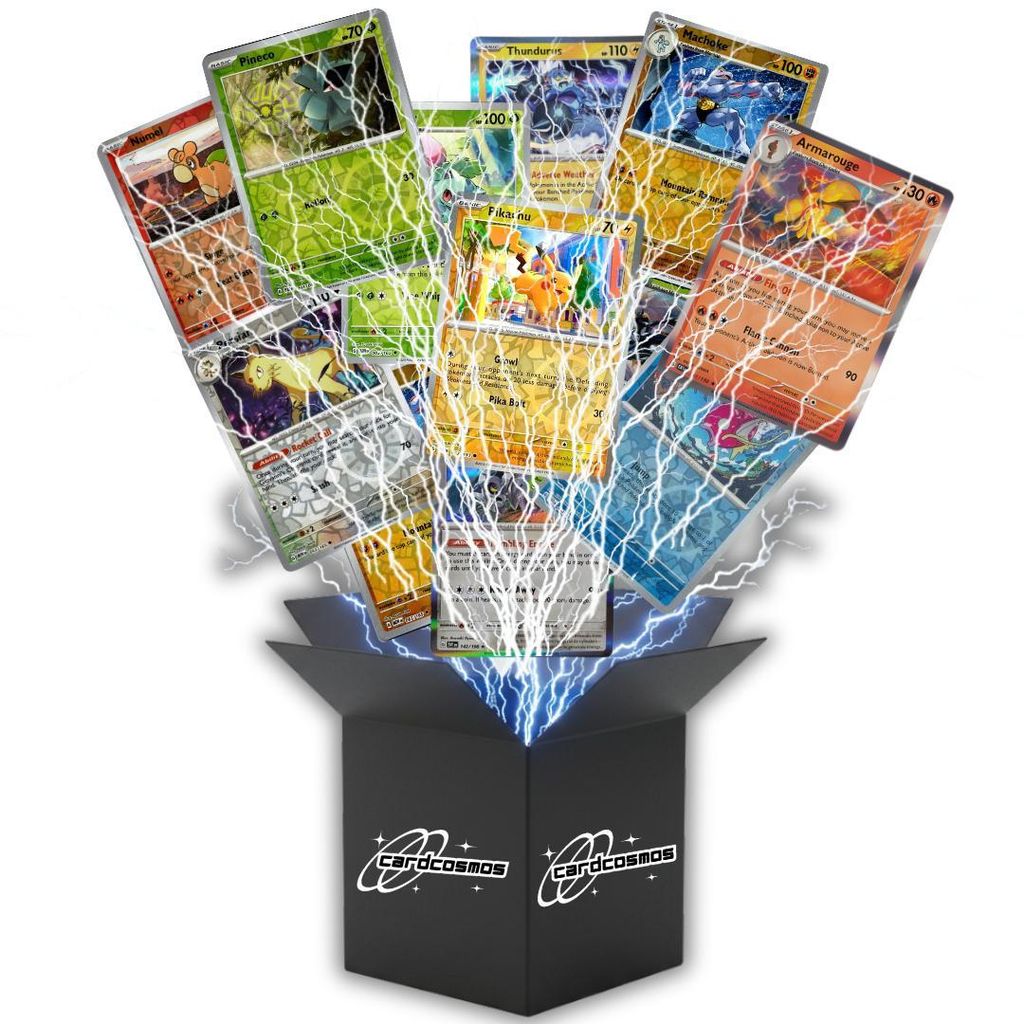 Pokémon Holo Karten Set Englisch – 20 Holo & Reverse Holo Produktbild 